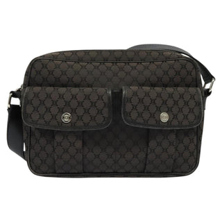 Celine Vintage Macadam Shoulder Bag Canvas