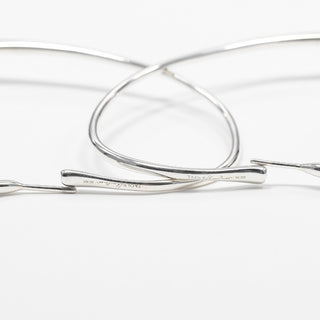 Tiffany & Co. Elsa Peretti Open Heart Earrings Silver 925