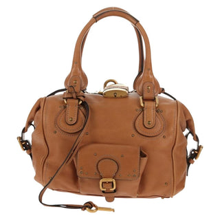 Chloe Paddington Lock Handbag Leather