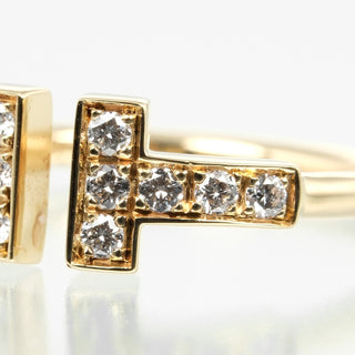 Tiffany & Co. T Wire Ring 18K Yellow Gold