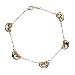 Tiffany & Co. Bean Bracelet BEAN 5 MOTIFS K18 Yellow Gold