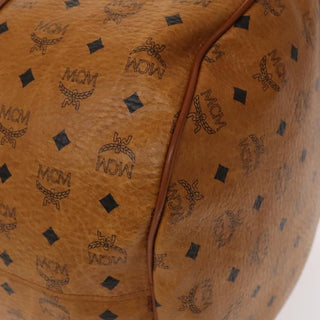 MCM Visetos Handbag Canvas and Leather