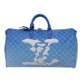 Louis Vuitton Keepall Bandouliere Bag Limited Edition Monogram Clouds