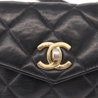 Chanel Vintage CC Flap Waist Bag Quilted Lambskin