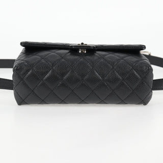 Chanel Uniform Reissue Belt Bag Quilted Grained Leather