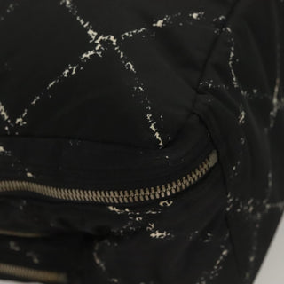 Chanel Travel Line Boston Bag Printed Nylon