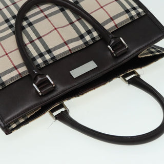 Burberry Nova Check Tote canvas check pattern