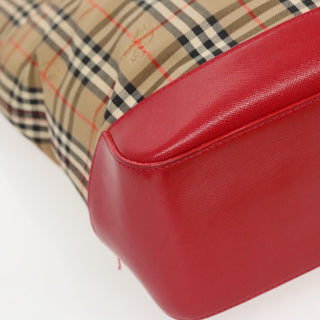 Burberry Nova Check Tote canvas check pattern