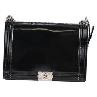 Chanel Reverso Boy Flap Bag Patent