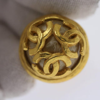 Chanel Vintage Triple cc earrings Metal