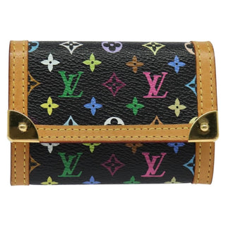 Louis Vuitton Porte-Monnaie Plat Coin Purse Monogram Multicolor
