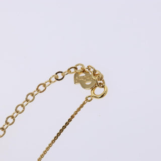 Christian Dior CD Round Pendant Necklace Metal