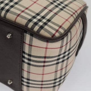 Burberry Nova Check Bowling Bag Canvas