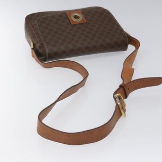 Celine Vintage Macadam Shoulder Bag Canvas