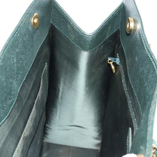 Chanel Vintage CC Lock Pocket Chain Tote Caviar