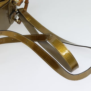 Gucci Vintage Bamboo Backpack Patent