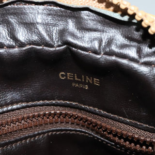 Celine Vintage Macadam Shoulder Bag Canvas