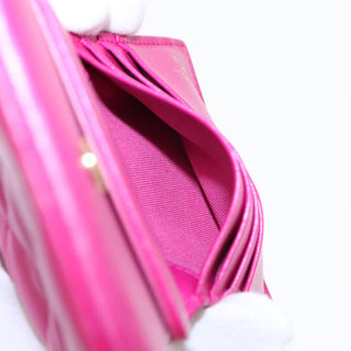 Chanel Textured CC Bifold Wallet Quilted Caviar