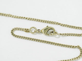 Chanel Vintage CC Pendant Necklace Metal