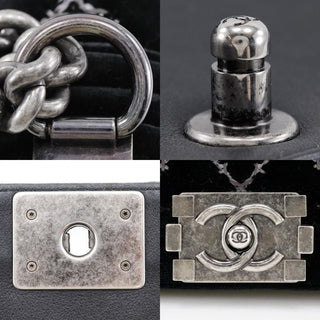 Chanel Boy Flap Bag Quilted Velvet