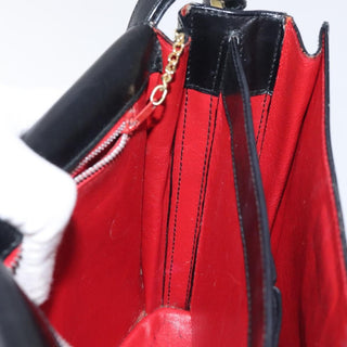 Celine Vintage Circle Logo Crossbody Bag Leather