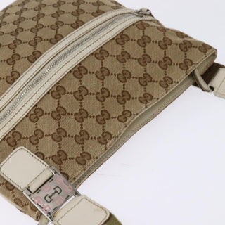 Gucci Flat Messenger Bag GG Canvas