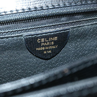 Celine Circle Logo Handbag Leather