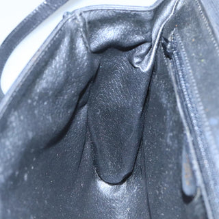 Celine Vintage Circle Logo Crossbody Bag Leather