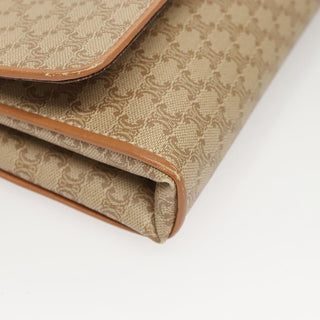 Celine Vintage Macadam Shoulder Bag Canvas