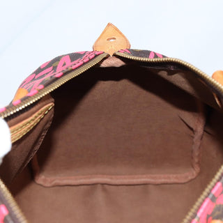 Louis Vuitton Speedy Handbag Limited Edition Monogram Graffiti