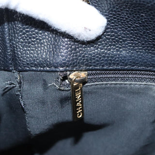 Chanel Petite Shopping Tote Quilted Caviar