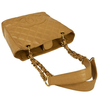 Chanel Petite Shopping Tote Quilted Caviar