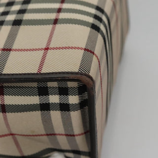 Burberry Nova Check Tote Canvas and Leather