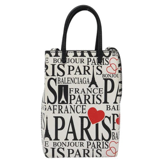 Balenciaga Shopping Phone Holder Printed Leather