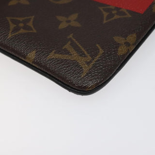 Louis Vuitton Zipped Pouch Limited Edition Logo Story Monogram Canvas