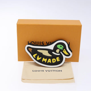 Louis Vuitton Nigo Duck Coin Holder Printed Leather and Limited Edition Giant Damier