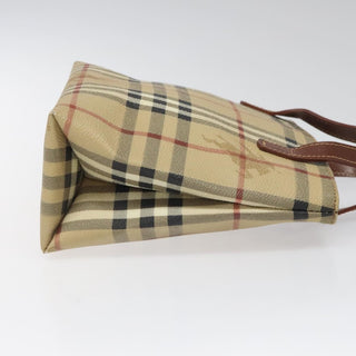 Burberry Top Handle Tote Haymarket Coated Canvas
