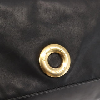 Celine Circle logo Leather