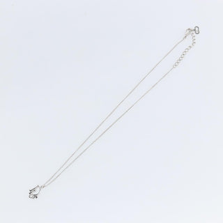 Christian Dior Logo Pendant Necklace Metal