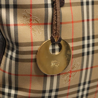 Burberry Nova Check Tote canvas check pattern