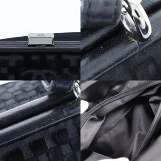 Chanel CC checkered shoulder bag Velvet