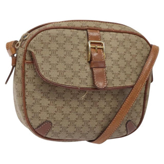 Celine Macadam Shoulder Bag PVC Leather