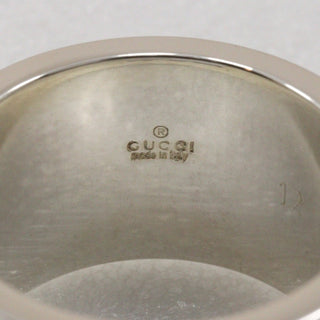Gucci Logo Band Ring Sterling Silver