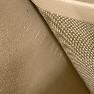 Celine C Charm Zip Around Wallet Quilted Leather