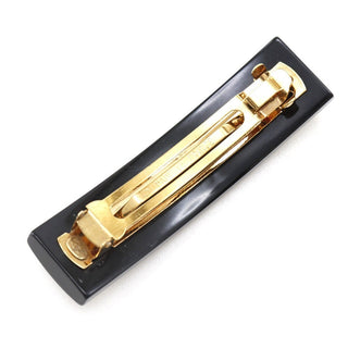 Chanel CC Camellia Hair Pin Metal and plastic