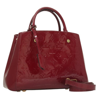 Louis Vuitton Montaigne Handbag Monogram Vernis