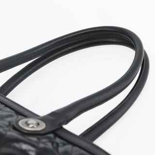 Chanel CC Charm Zip Tote Quilted Coated Canvas