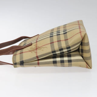 Burberry Top Handle Tote Haymarket Coated Canvas