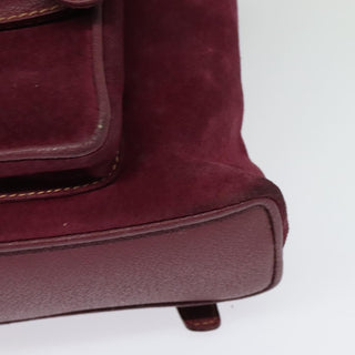 Gucci Vintage Bamboo Backpack Suede