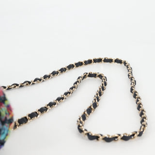 Chanel Classic Single Flap Bag Quilted Tweed